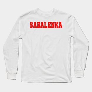 Sabalenka Long Sleeve T-Shirt